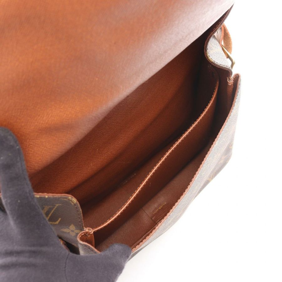 路易威登 Cartouchiere GM 單肩斜背包 M51252 Monogram 帆布 二手-2