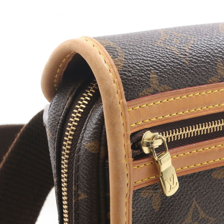 路易威登 Bosphore 腰包 M40108 Monogram 皮革 棕色 二手 LV-8
