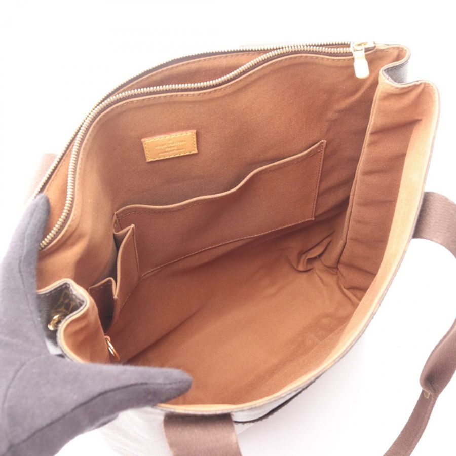 路易威登 Cabas Beaubourg 手提包 M53013 Monogram 帆布皮革棕色二手-2