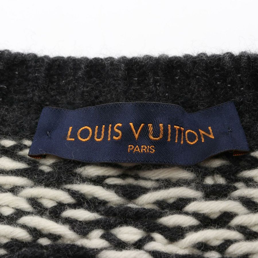 路易威登 (LOUIS VUITTON) 扭曲Monogram針織衫 #M 毛衣 RM202 TPA HJN85W 羊毛灰色-2