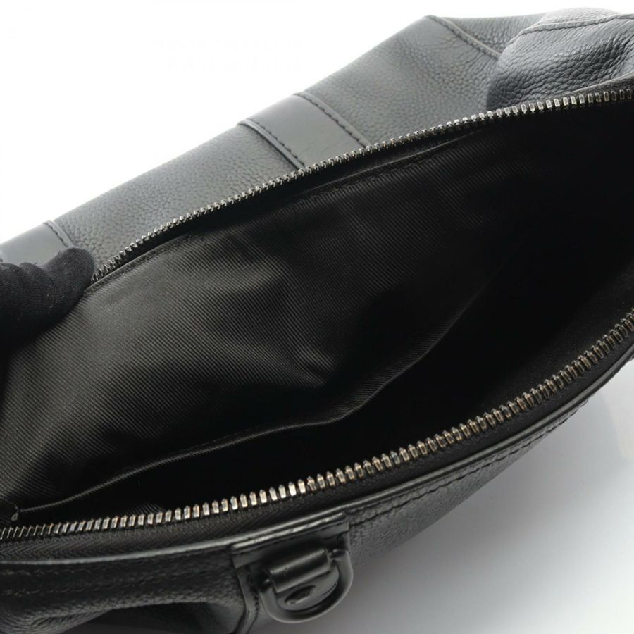 路易威登 City Keepall 斜背單肩包 M59255 黑色皮革 二手 男士-5