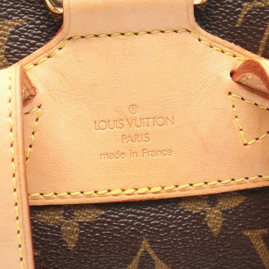 路易威登 Montsouris MM 雙肩包 M51136 Monogram 帆布棕色 二手-3