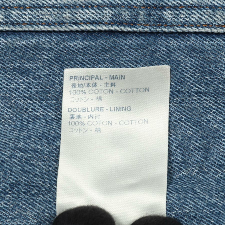 路易威登 Monogram 牛仔外套 RM202 YIE HJA71W 棉質藍色二手男款 #54-4