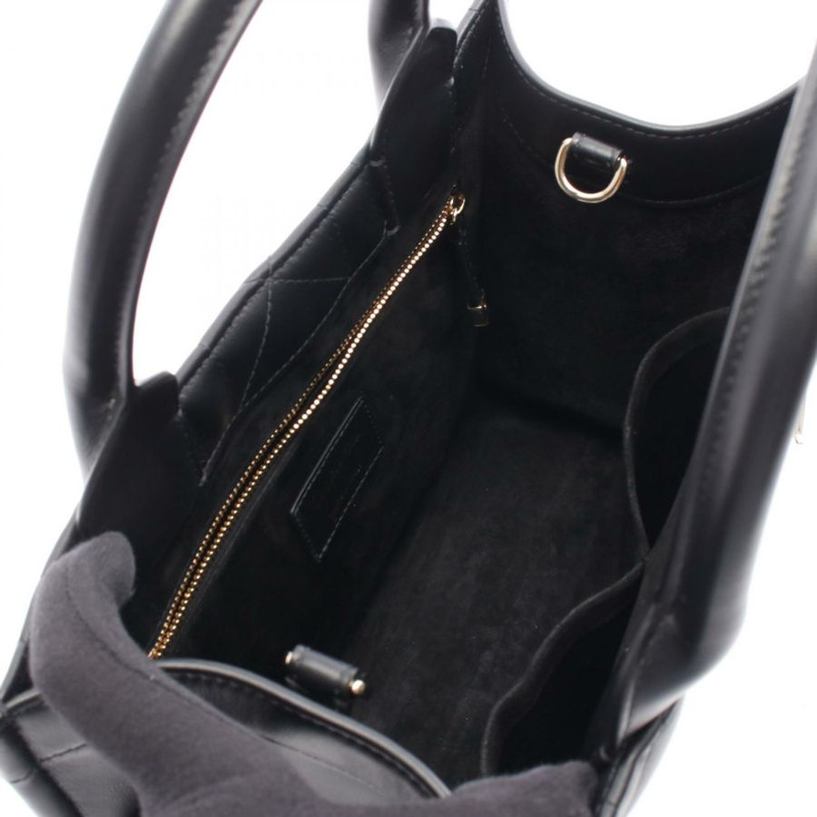 Dior BOOK TOTE 小號肩斜背包 M1325OWHP_M900 黑色皮革 二手-2