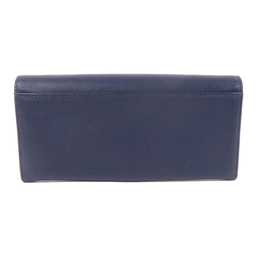 Salvatore Ferragamo 牛皮皮革Long Bifold Wallet金扣長錢包-1