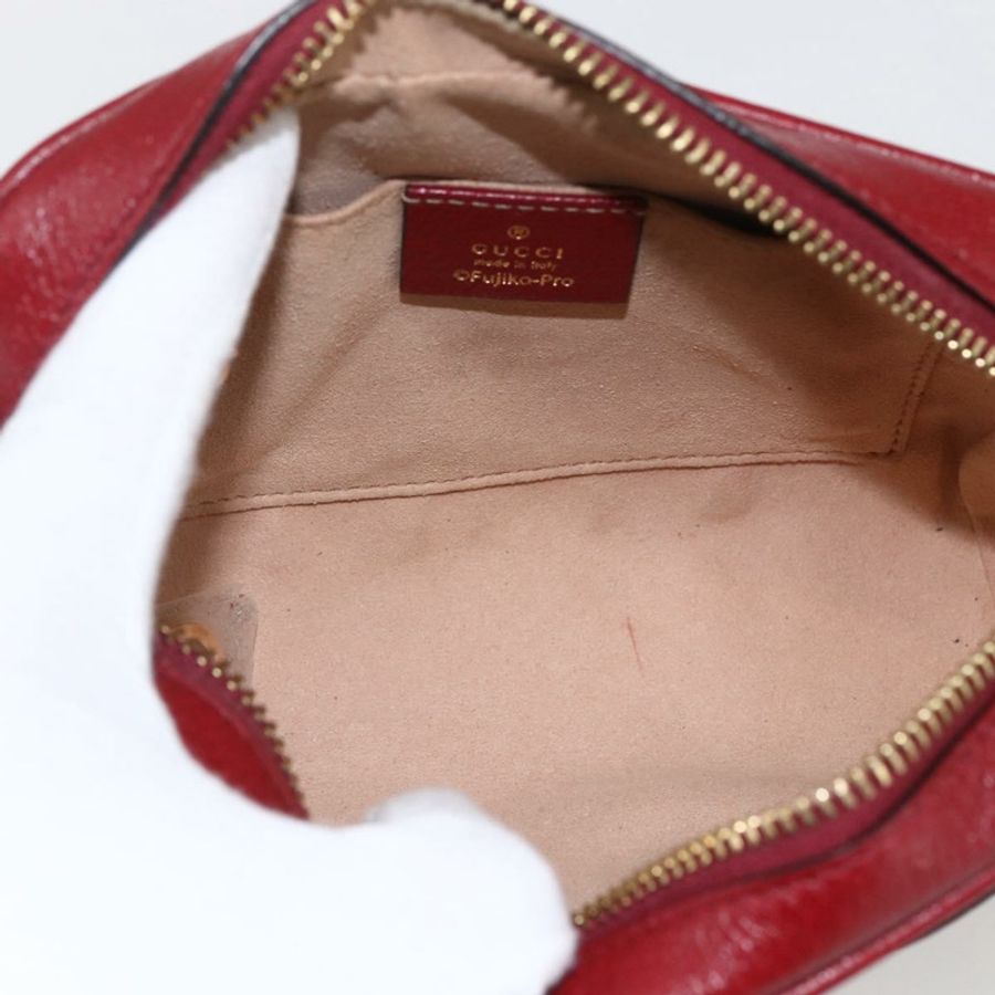 【日本直送】GUCCI GUCCI × 哆啦A夢 Micro GG Supreme 包 PVC 米色 金色 647784 正品 149862SM-9