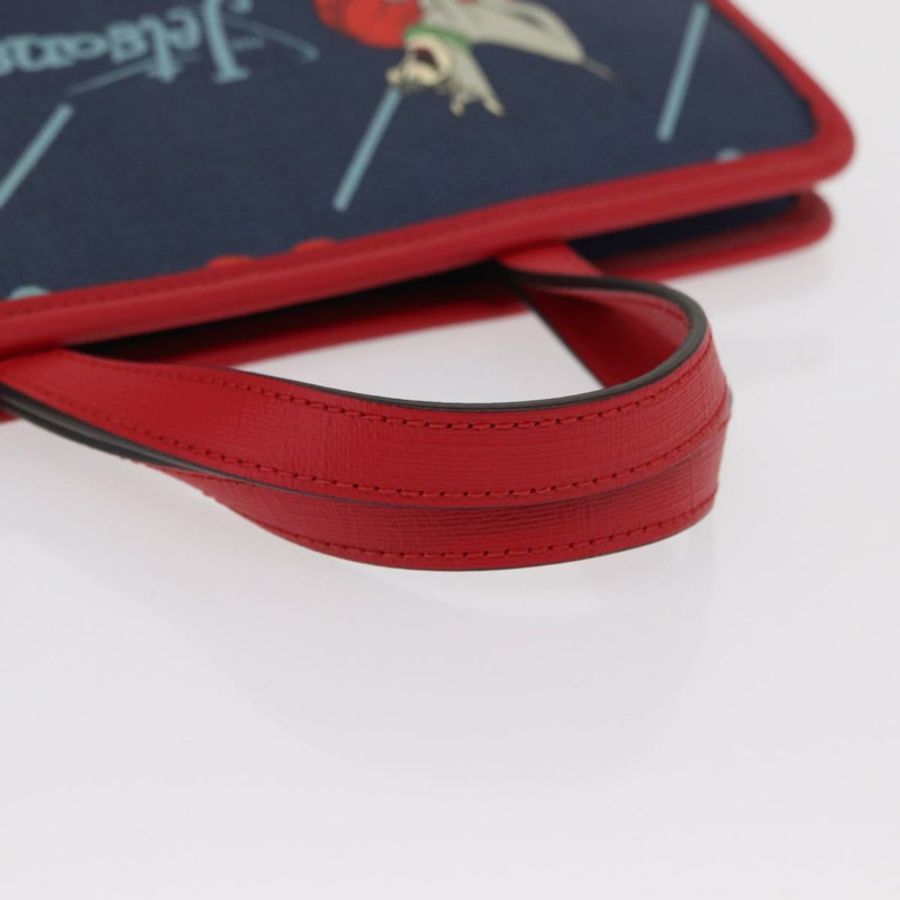 【日本直送】GUCCI 托特包 PVC 海軍藍/銀色 605614 正品 159842M-6