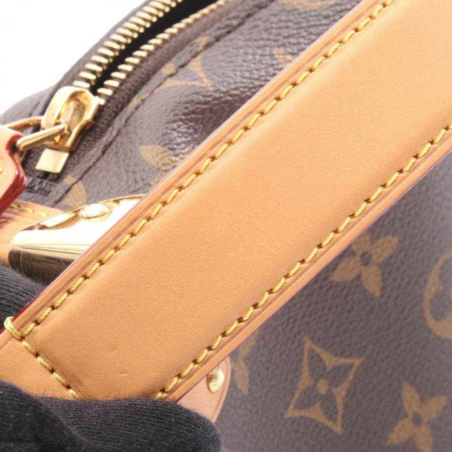 路易威登 Side Trunk PM 單肩手提包 M46815 Monogram 帆布 棕色 二手-5