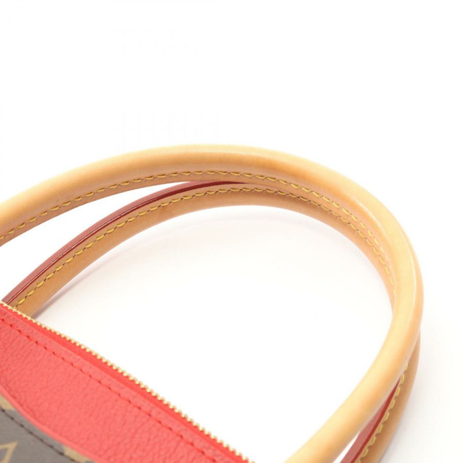 路易威登 Pallas 單肩手提包 M41175 Monogram 皮革 棕色 Cerise 二手-6