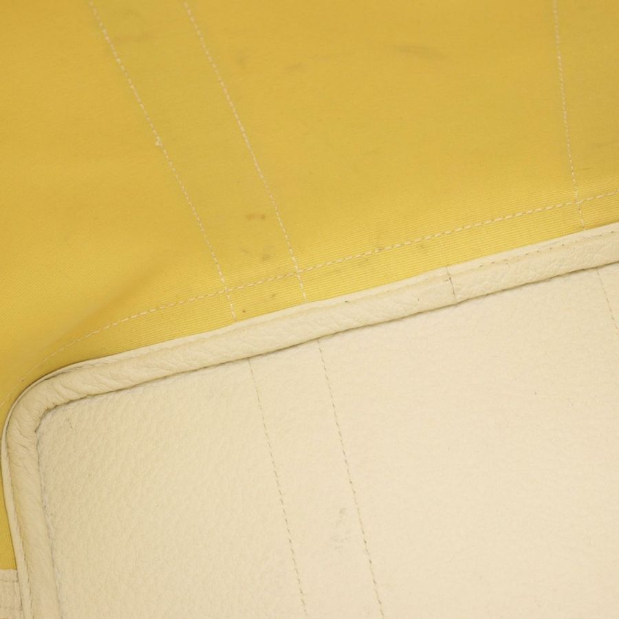 HERMES 花園派對 TPM 托特包 R Toile officier Negonda White Soufre SHW-5