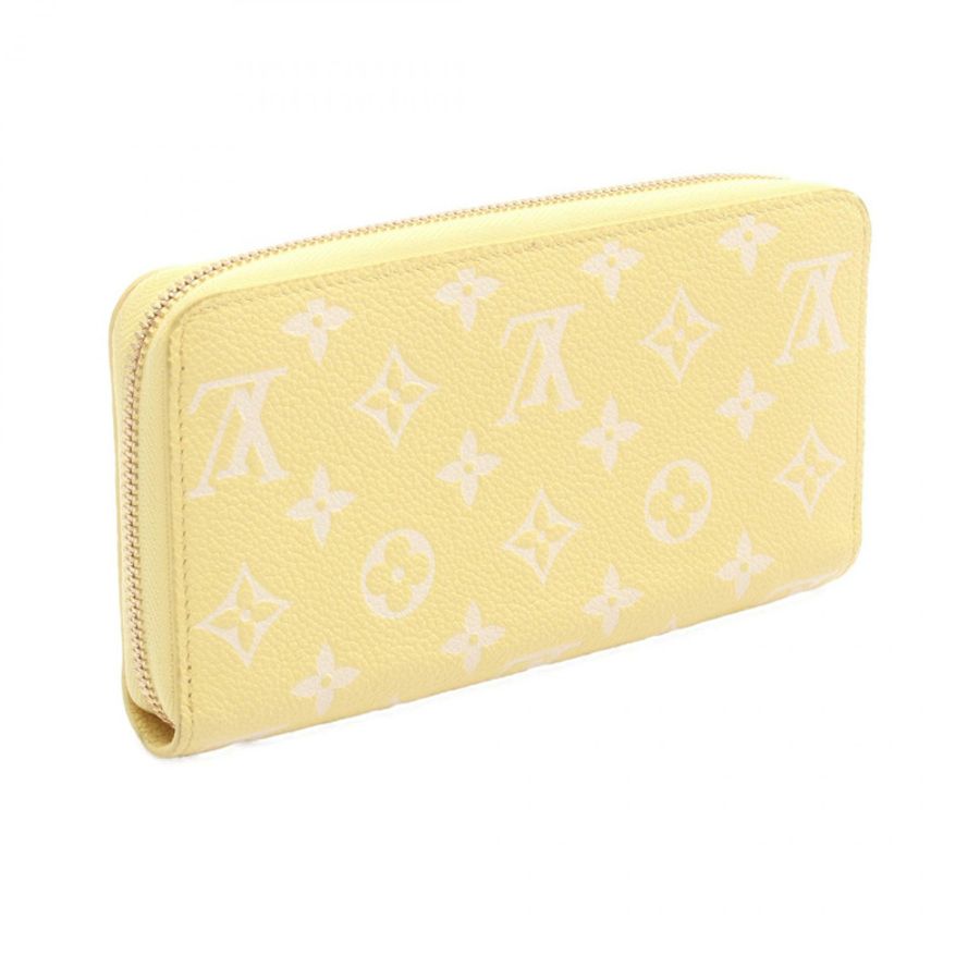 路易威登 Zippy Around 長錢包 M81427 Monogram Empreinte 黃色 二手 LV-1