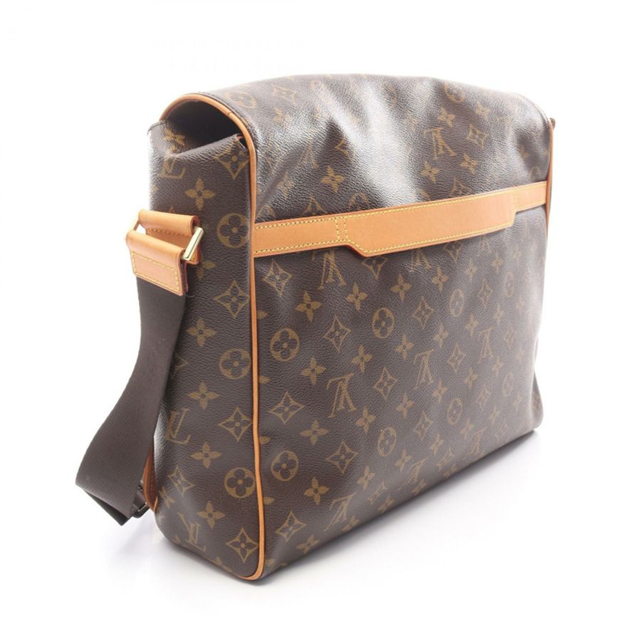 路易威登 Valmy GM 單肩斜背包 M40526 Monogram 皮革 棕色 二手-1