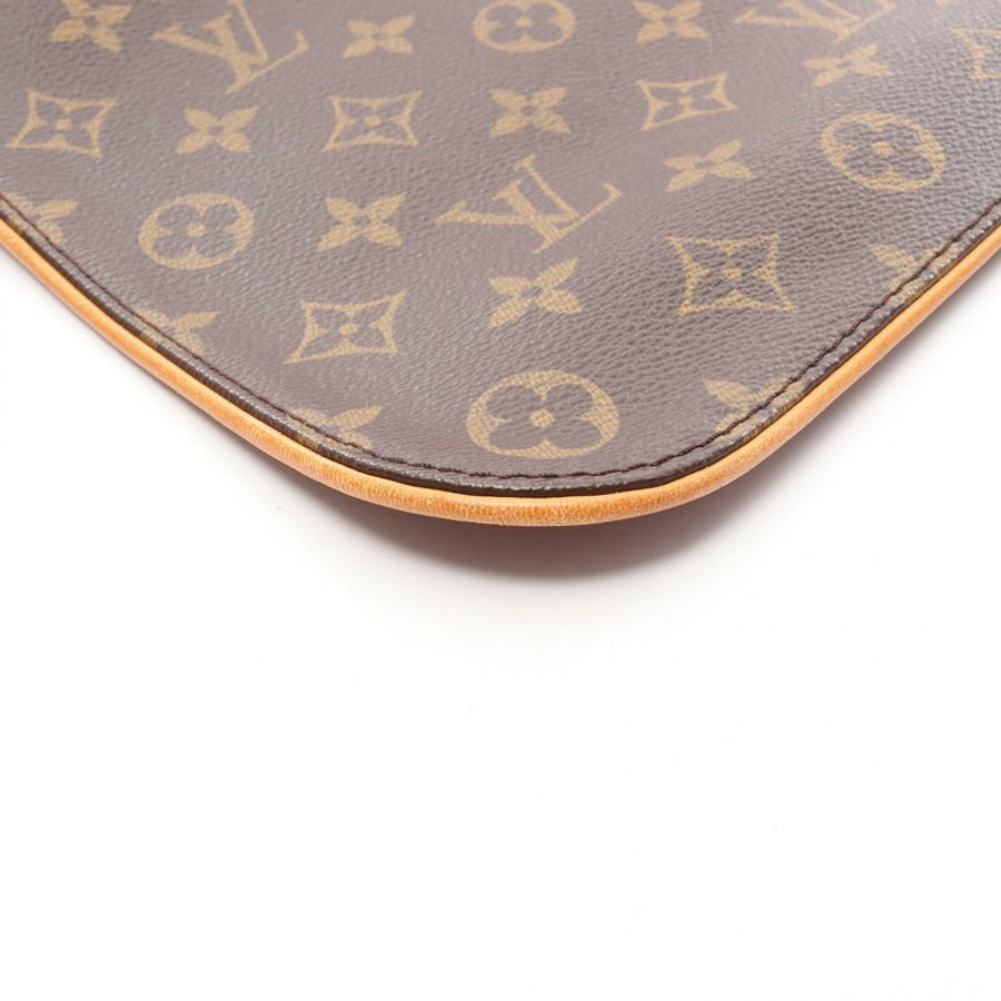 路易威登 Valmy GM 單肩斜背包 M40526 Monogram 皮革 棕色 二手-13