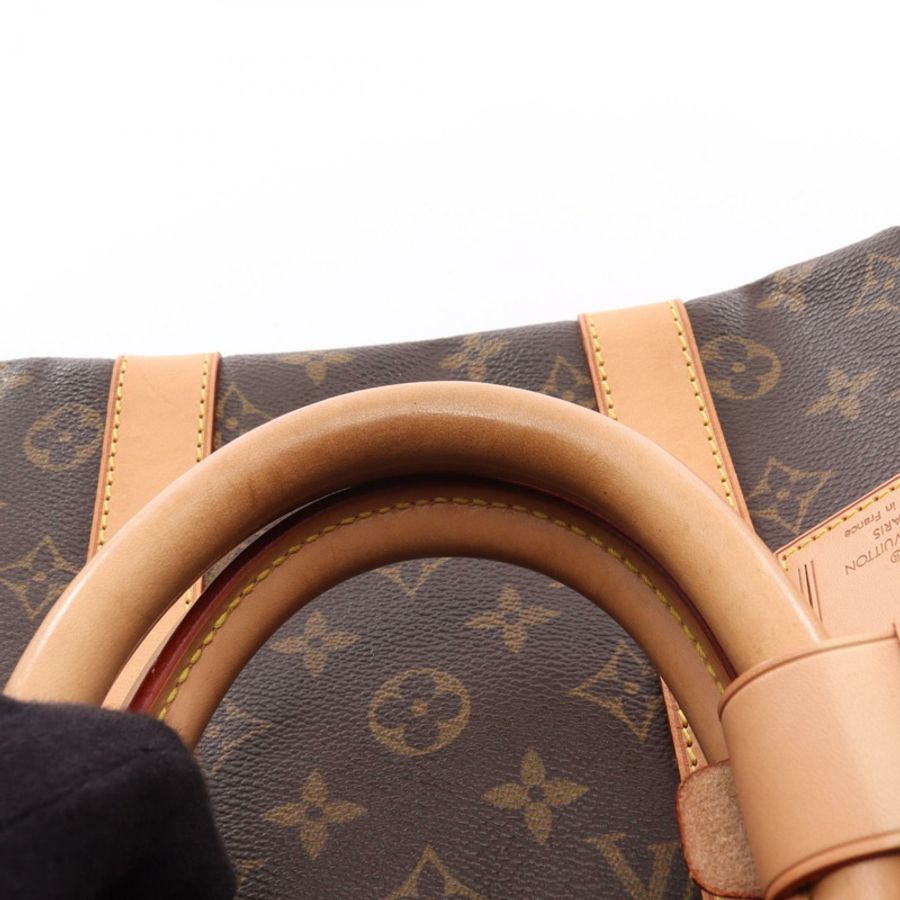 路易威登 Keepall 45 旅行手提包 M41428 Monogram 皮革 棕色 二手 LV-10