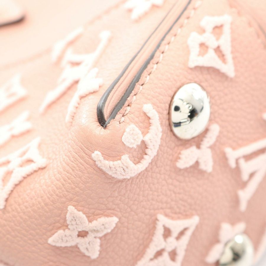 路易威登 Tote W BB 手提斜背包 M94639 Monogram 天鵝絨皮革-5