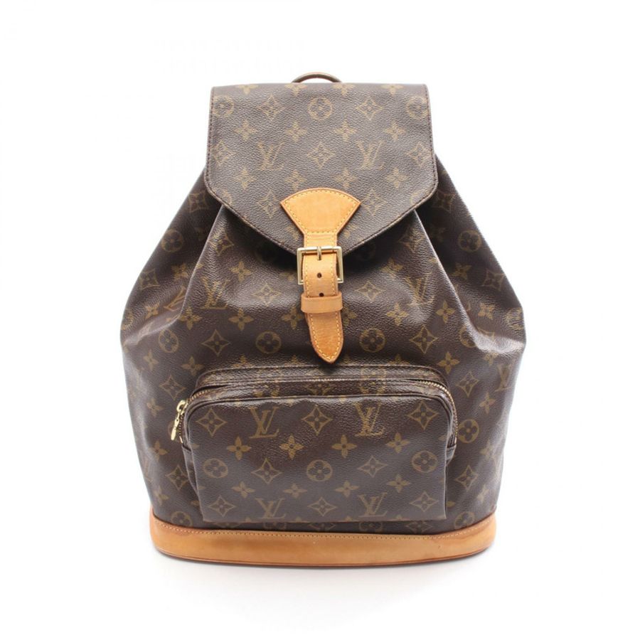 路易威登 Montsouris GM 雙肩包 M51135 Monogram 帆布 二手 LV-0