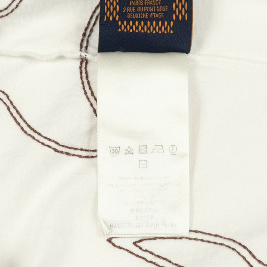 路易威登刺繡Monogram短袖T卹 #XS RM242M NPG HRY64W LV-5