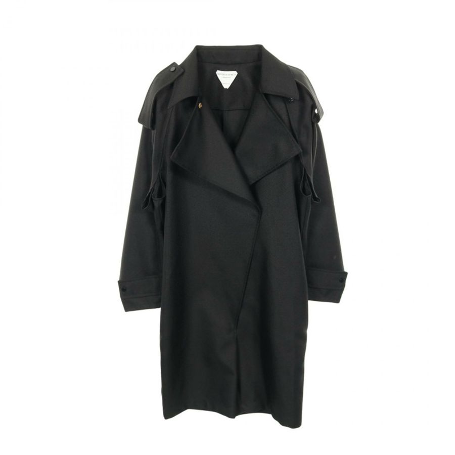 BOTTEGA VENETA 連身褲 #36 洋裝 聚酯纖維 黑色 二手 女款-0