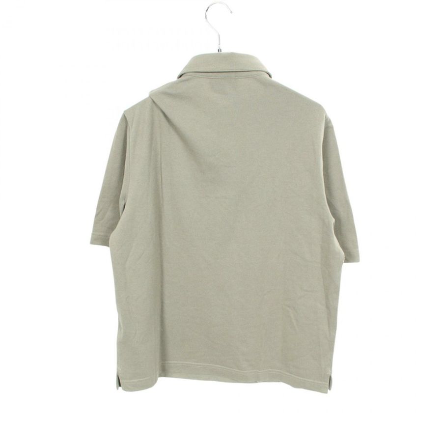 愛馬仕 Polo 衫,棉羊絨混紡,卡其色,二手,男士 S 碼-1