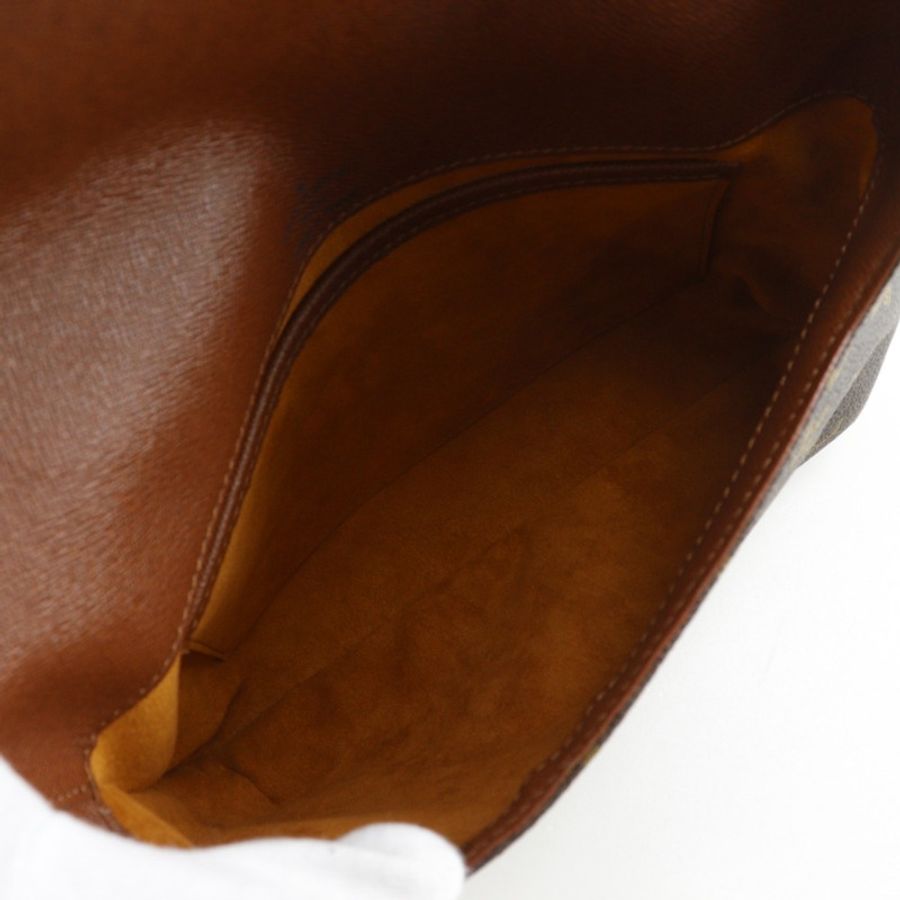 路易威登 Musette Tango 單肩包，短包 M51257，Monogram 帆布，2000 年款，棕色，SP0010，A5，磁扣，女士款-5