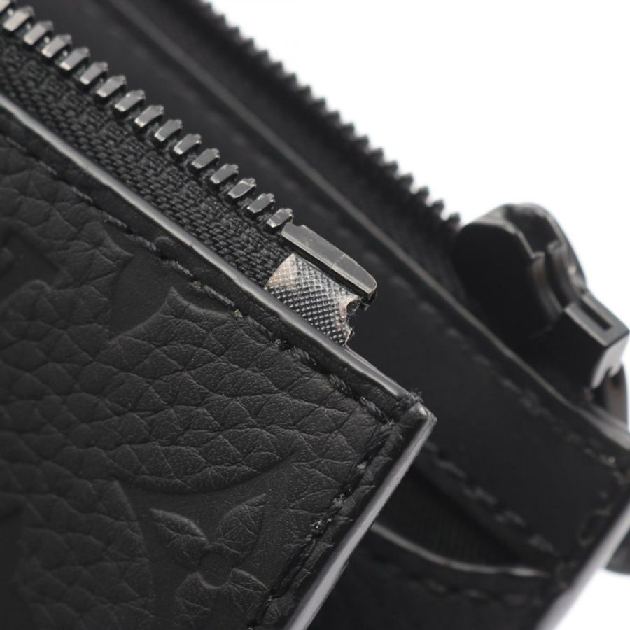 路易威登 Sac Plat 斜背手提包 M21884 Monogram Taurillon 皮革-4
