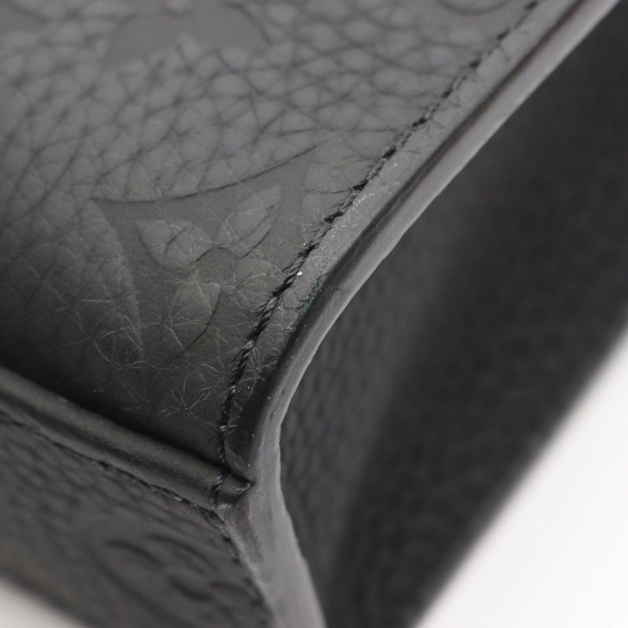 路易威登 Sac Plat 斜背手提包 M21884 Monogram Taurillon 皮革-6