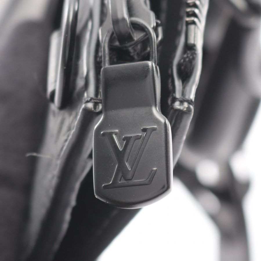 路易威登 Sac Plat 斜背手提包 M21884 Monogram Taurillon 皮革-7