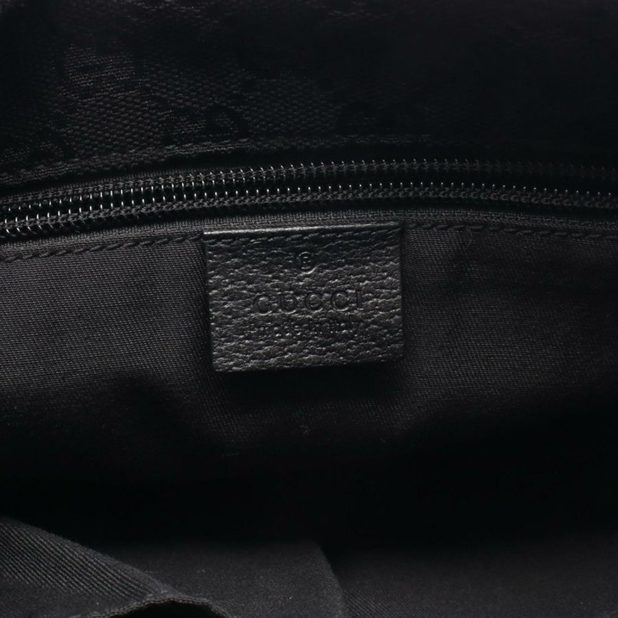 GUCCI Shelly系列 GG帆布單肩斜背包 189749 帆布皮革 BK 二手-3