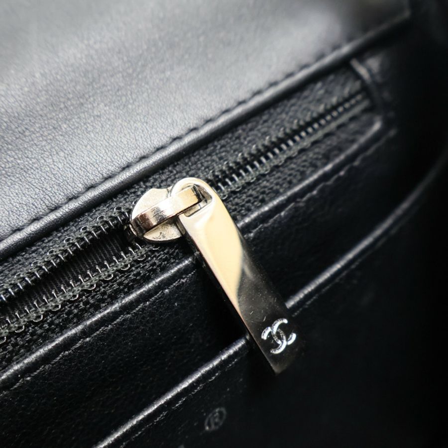 深綠色 菱格紋 漆皮 Mini Classic 肩背包 無卡【CHANEL 香奈兒】 A35200-18