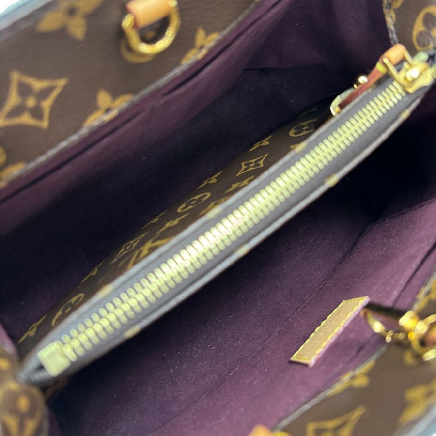 棕色 原花 帆布 Montaigne BB 两用包【LOUIS VUITTON LV 路易威登】 M41055-4