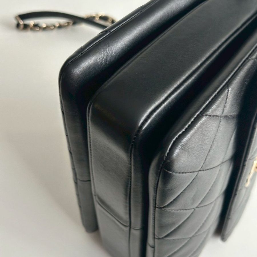 98新🖤 Chanel 香奈兒 Trendy CC 25cm 黑金-9