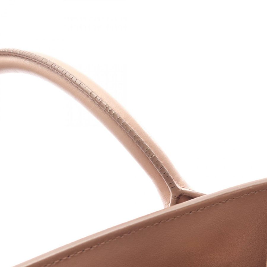 PRADA SAFFIANO CUIR C Monochrome 單肩手提包,粉紅色皮革,二手女款-8