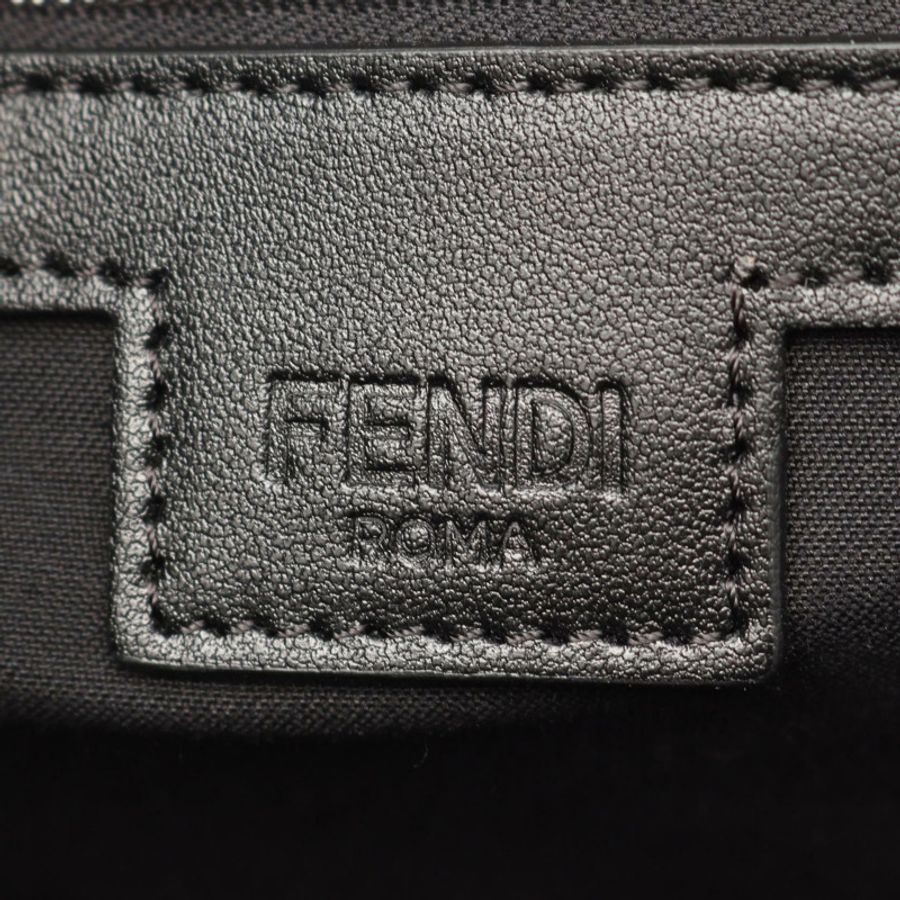 FENDI FF提花手提單肩斜背包 7VA390 帆布皮革 二手-3