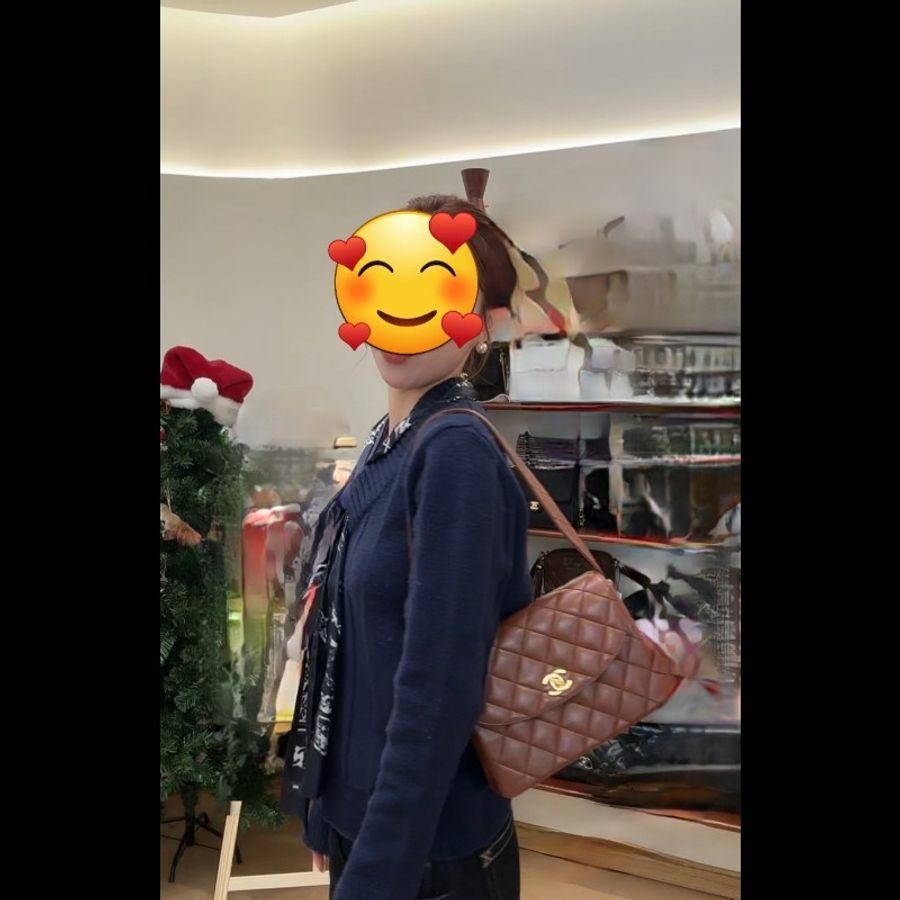 Chanel 香奈兒 24k金vintage 焦糖巧克力金扣kelly中古包 卡標齊-14