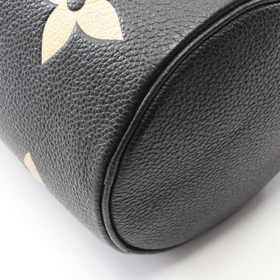 路易威登 Papillon BB 雙色手提包 M45980 Monogram empreinte 皮革 BK-6
