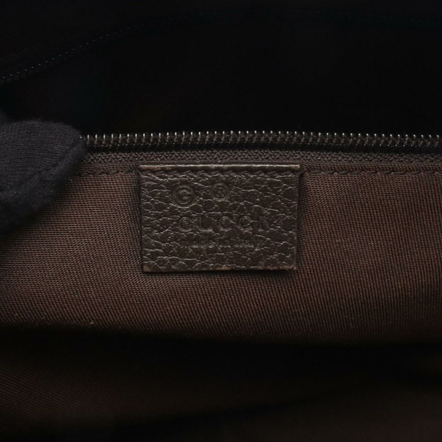 GUCCI GG帆布單肩斜背包 449173 KY9KN 皮革 米棕色 二手-3