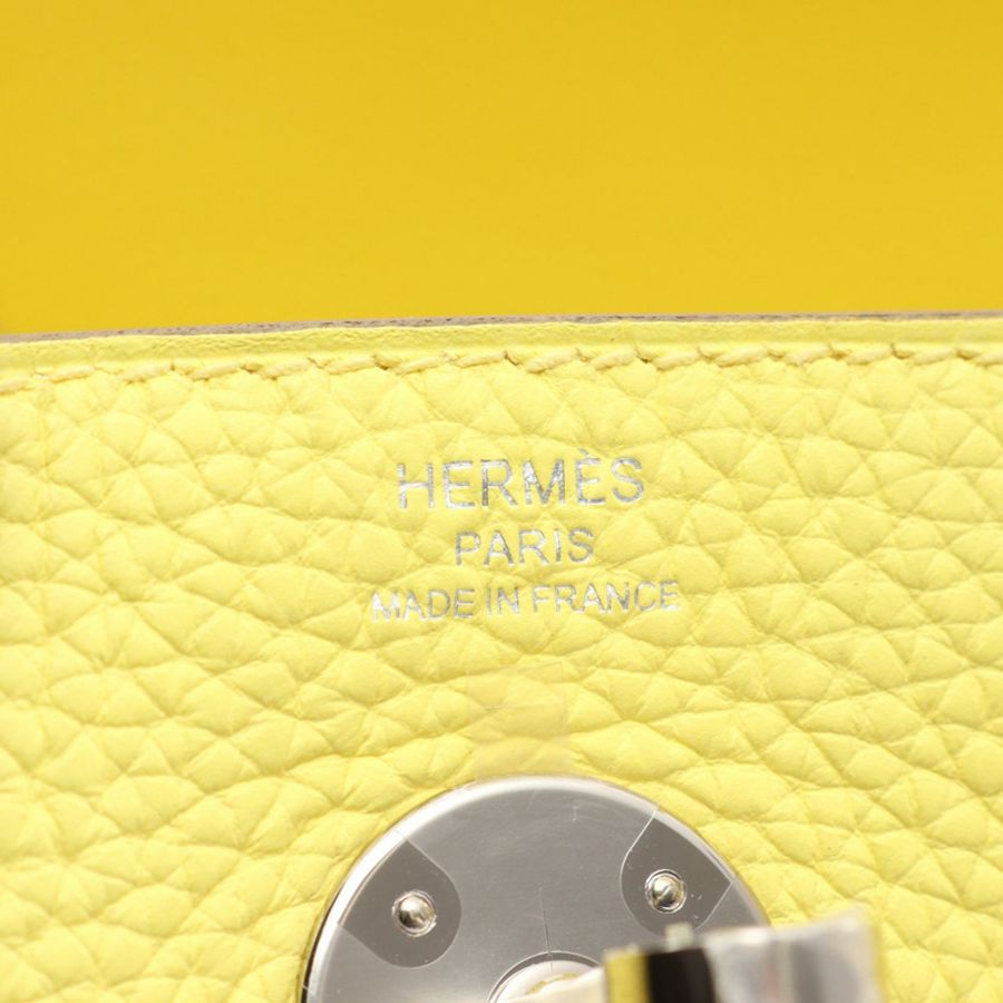 愛馬仕 Lindy 26 單肩包 B Taurillon Clemence Limoncello 二手女士 SHW-3