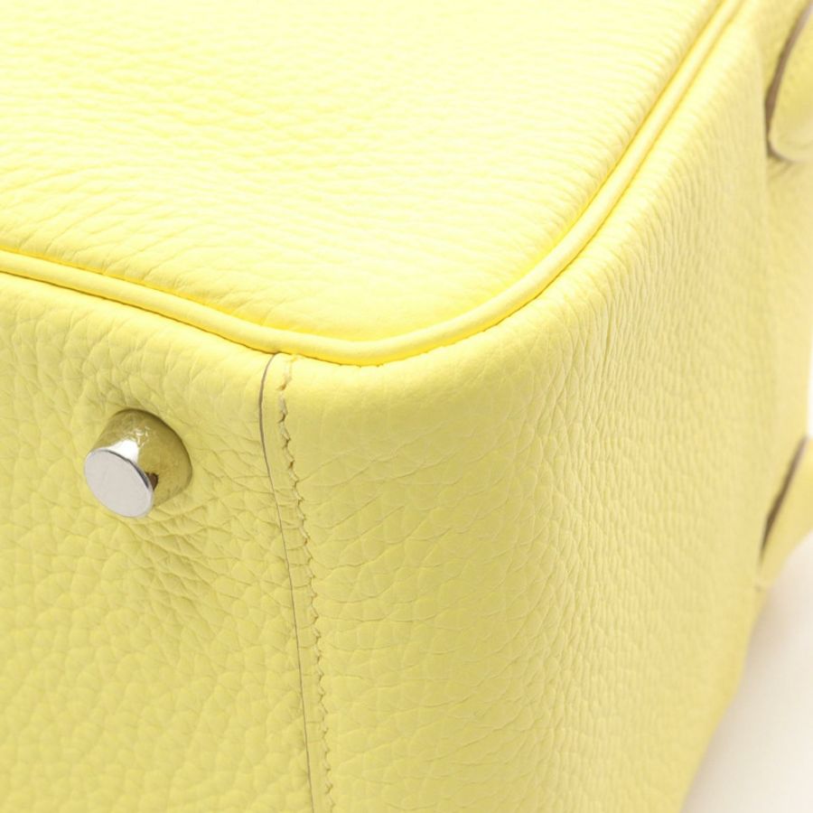 愛馬仕 Lindy 26 單肩包 B Taurillon Clemence Limoncello 二手女士 SHW-5