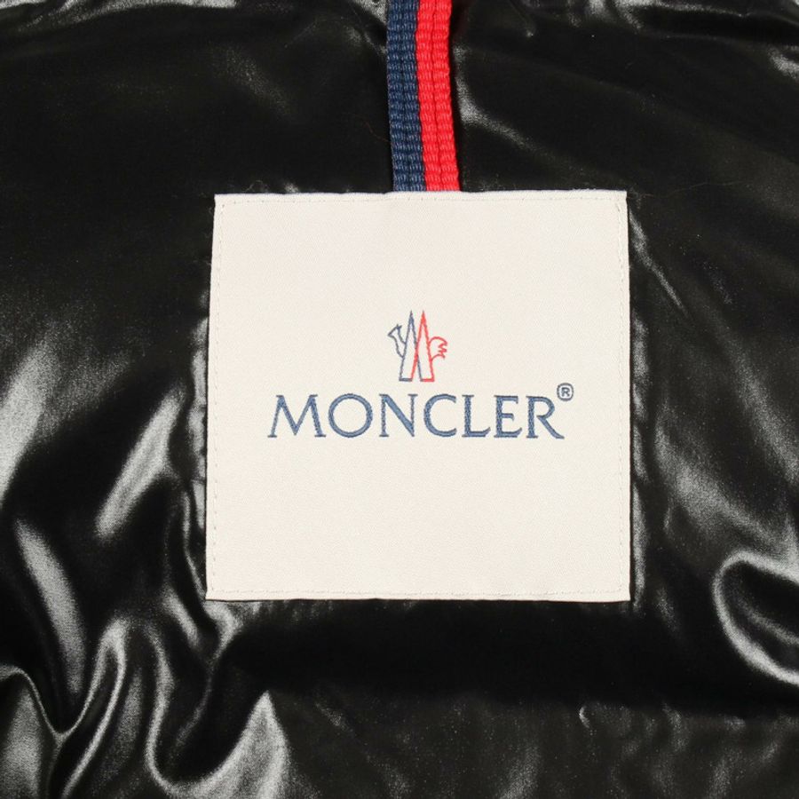 MONCLER MAYA 男士黑色尼龍羽絨外套(二手)-2