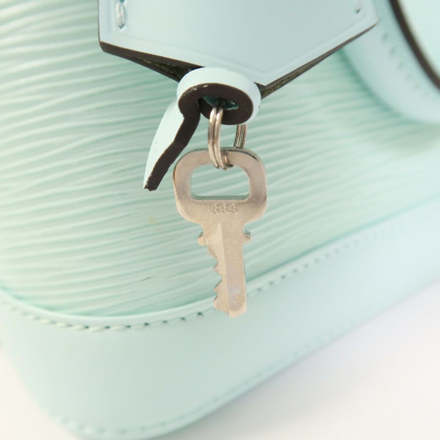 LOUIS VUITTON Epi Alma BB銀扣手挽肩背兩用袋-15