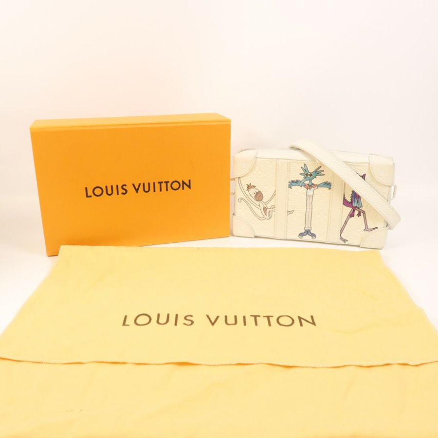 LOUIS VUITTON Monogram Taurillon Soft Trunk肩背袋-8