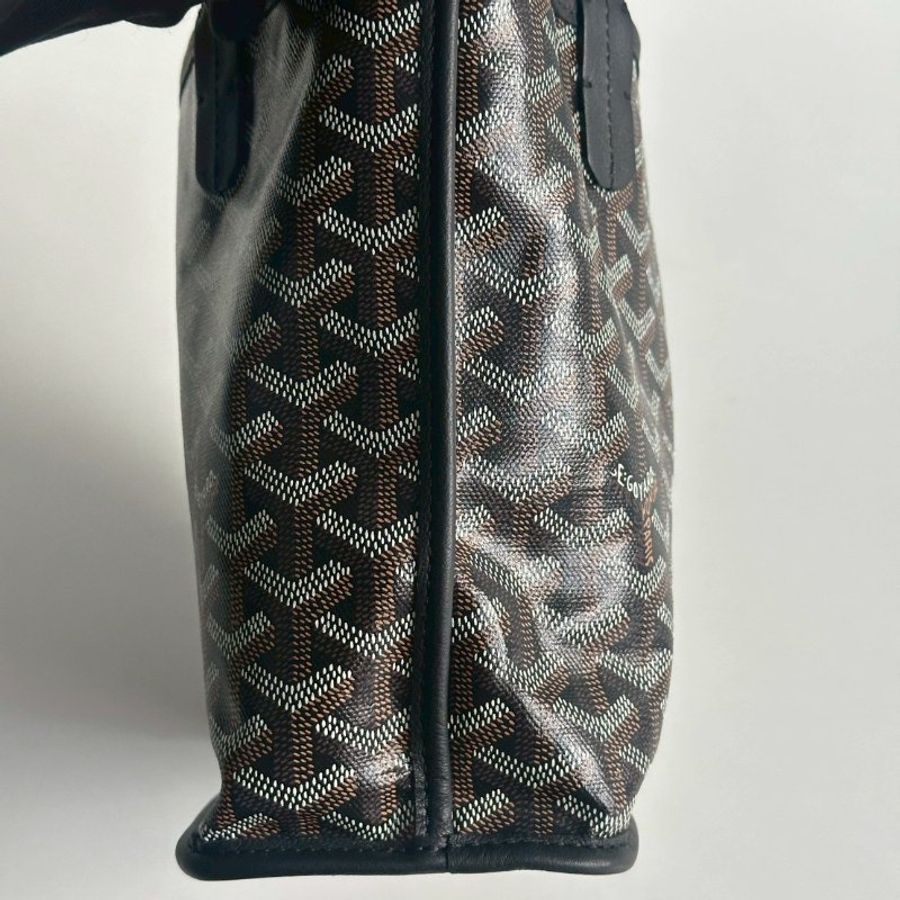 閒置新🫰🏻 Goyard 戈雅 mini tote bag 黑色 (手繪向日葵與法鬥)-8