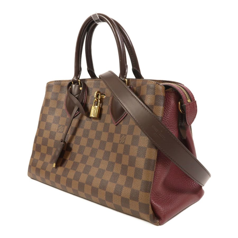LOUIS VUITTON Damier Normandy金扣手挽肩背兩用袋-2