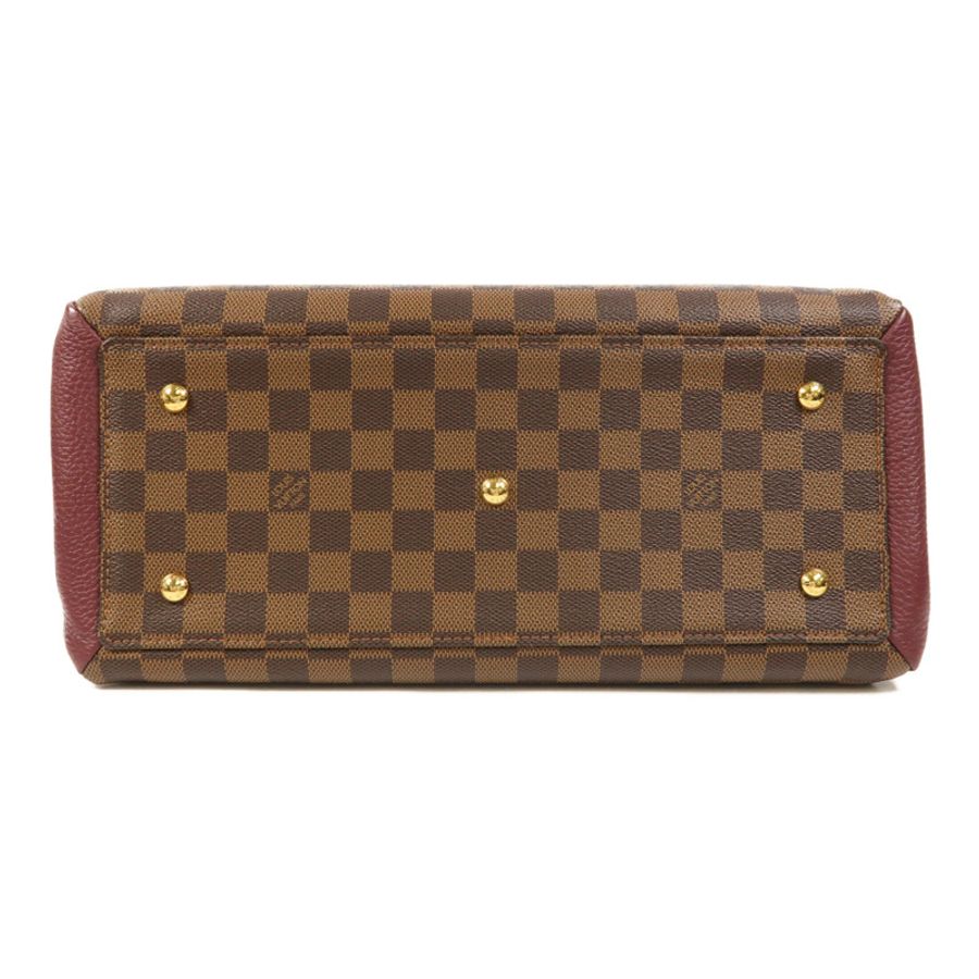 LOUIS VUITTON Damier Normandy金扣手挽肩背兩用袋-3