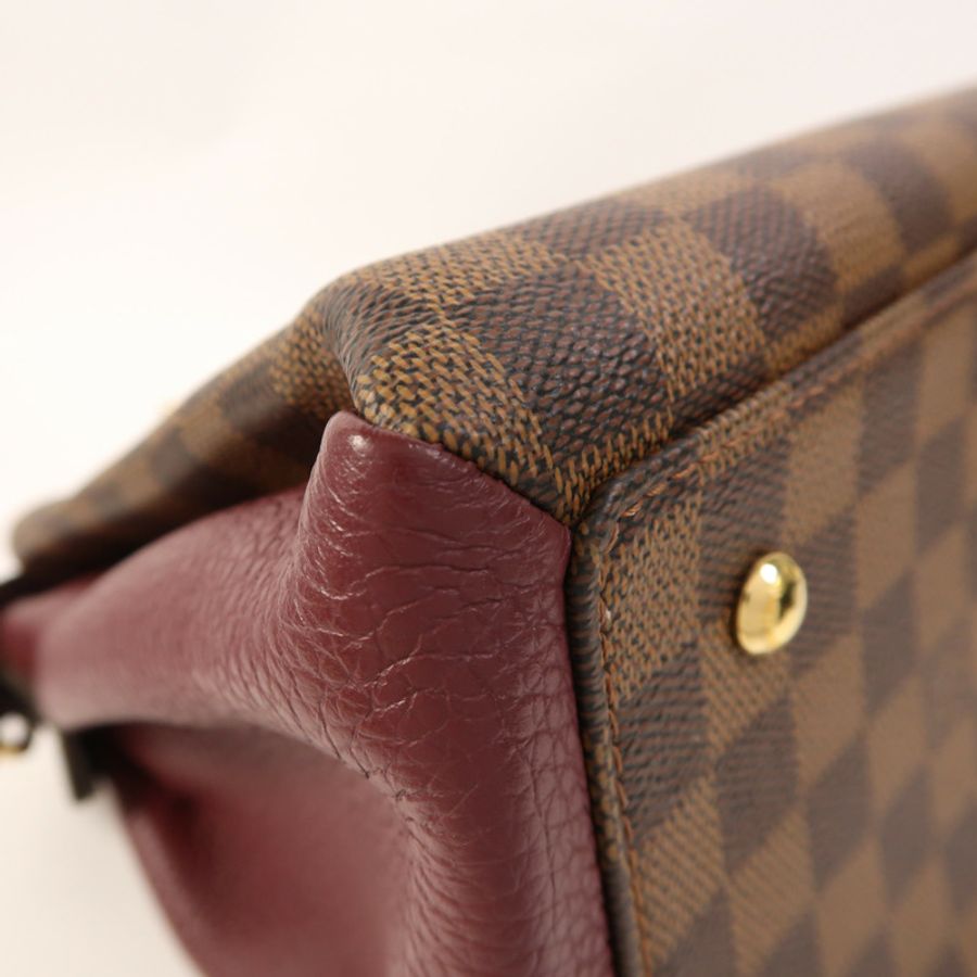 LOUIS VUITTON Damier Normandy金扣手挽肩背兩用袋-11
