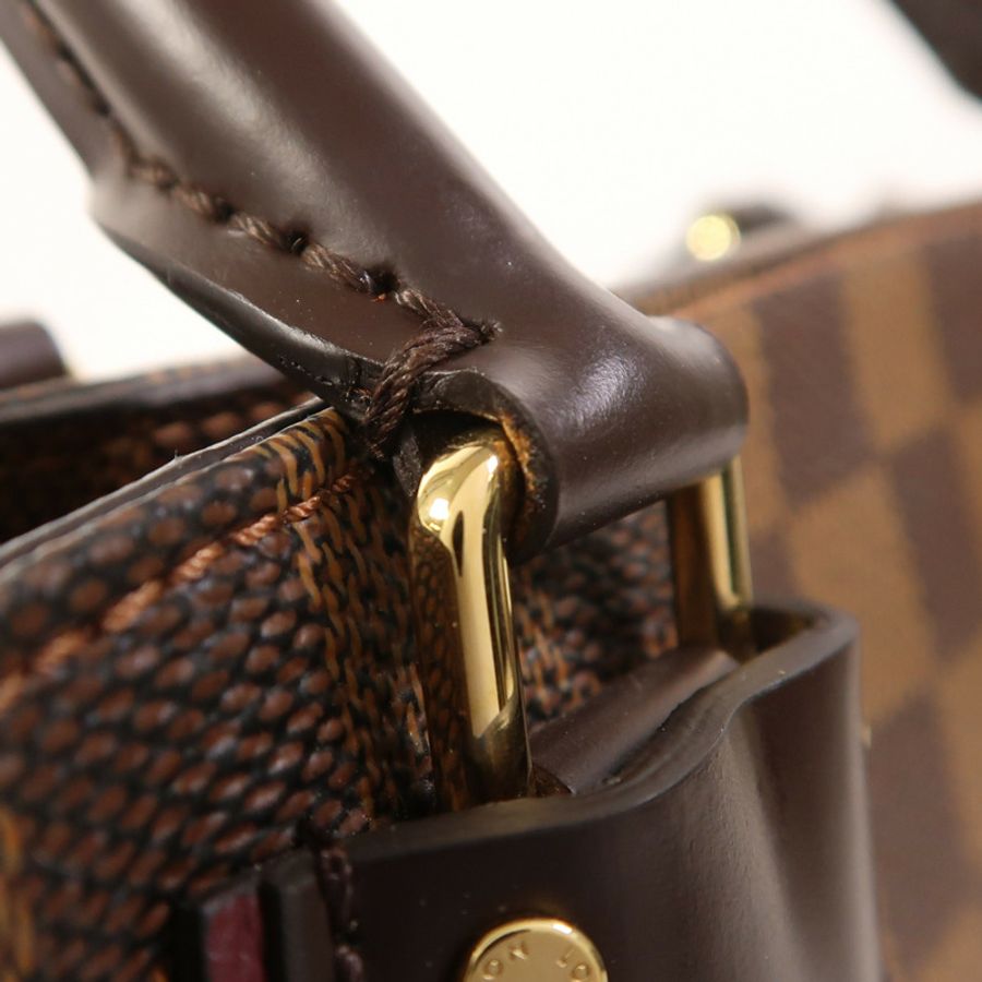 LOUIS VUITTON Damier Normandy金扣手挽肩背兩用袋-14