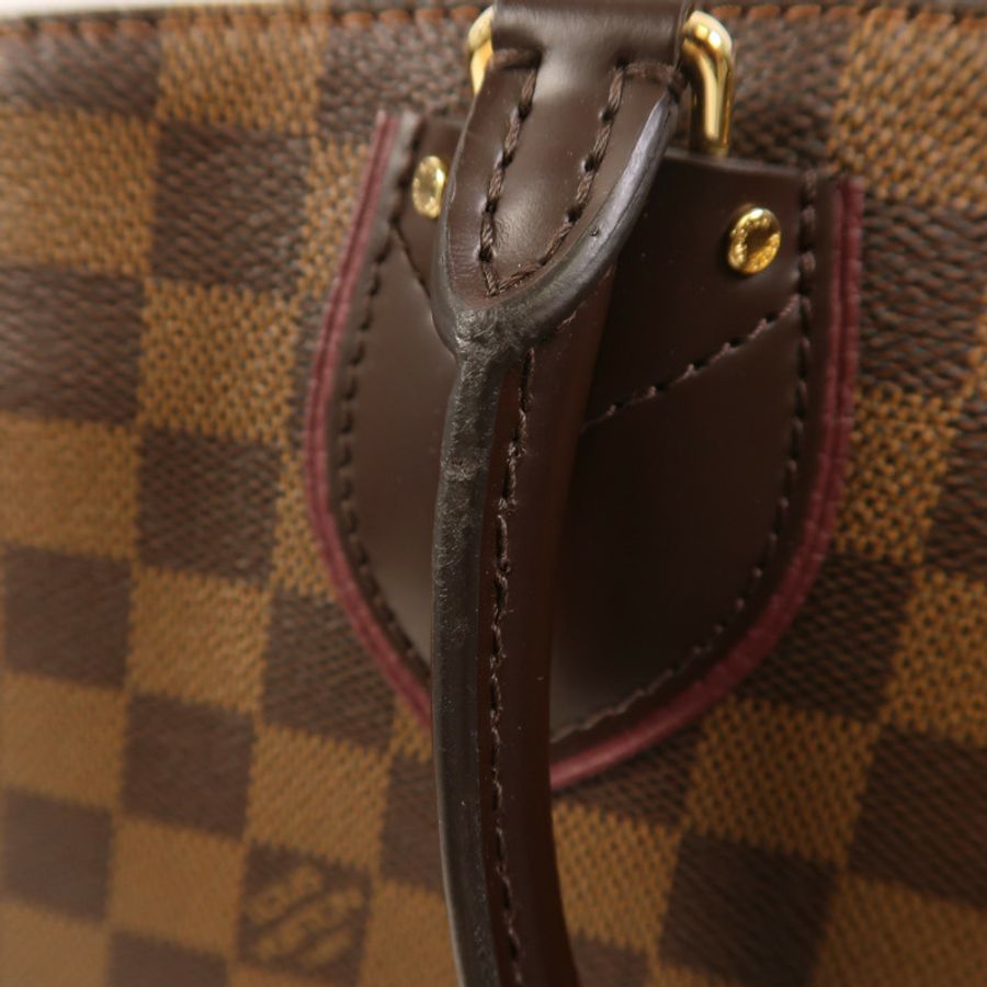 LOUIS VUITTON Damier Normandy金扣手挽肩背兩用袋-18