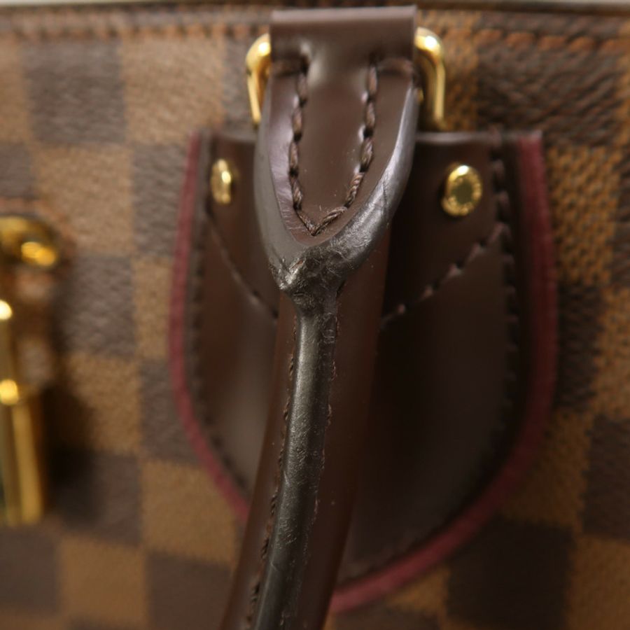 LOUIS VUITTON Damier Normandy金扣手挽肩背兩用袋-19