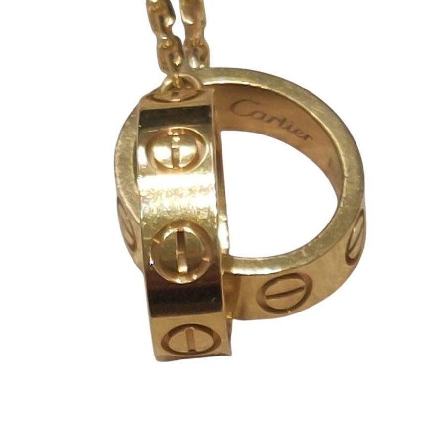 CARTIER 卡地亞 BABY LOVE NECKLACE 18K 項鍊 PG 玫瑰金-1