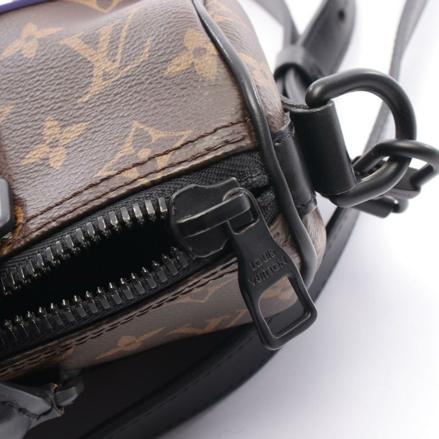 路易威登 Keepall XS LV 橡膠斜背包 M45788 Monogram 帆布 二手-8